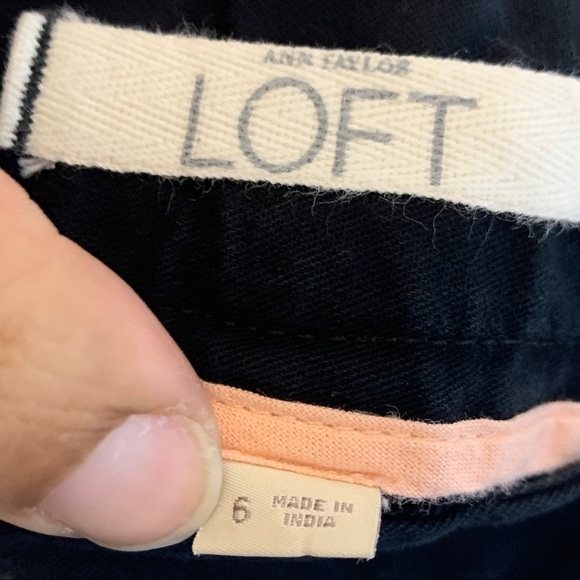 Loft- Black Shorts size 6 - Picture 10 of 10
